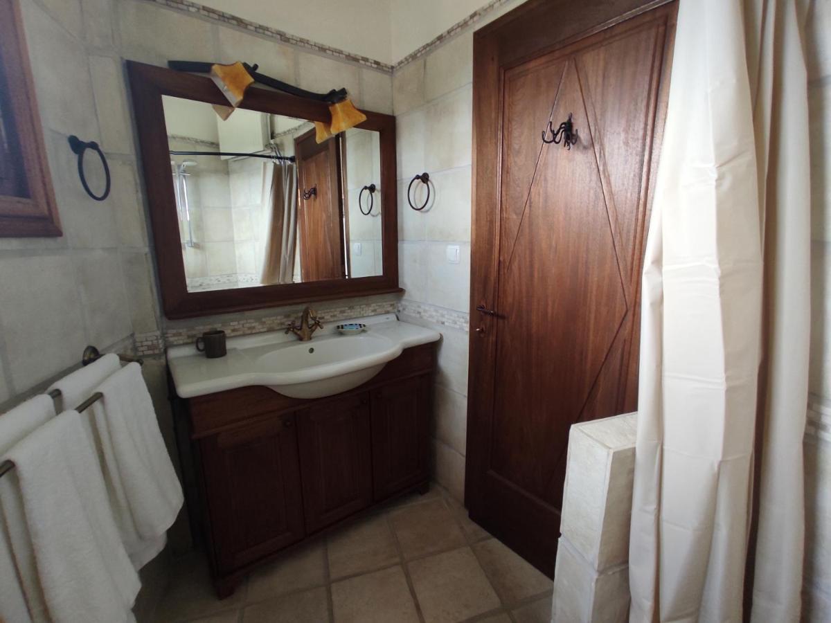 Vila Cozy Blue Stone House With A Great Sea View. Tsagarada Exteriér fotografie